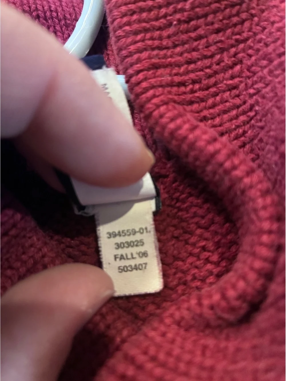 Gap Vintage/Y2K 2006 Toddler Burgundy Boot Sweater